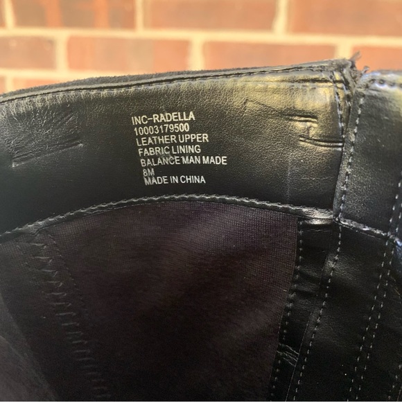 INC International Concepts Womens Radella Black Suede Knee High Boots US 8 M - Picture 7 of 10